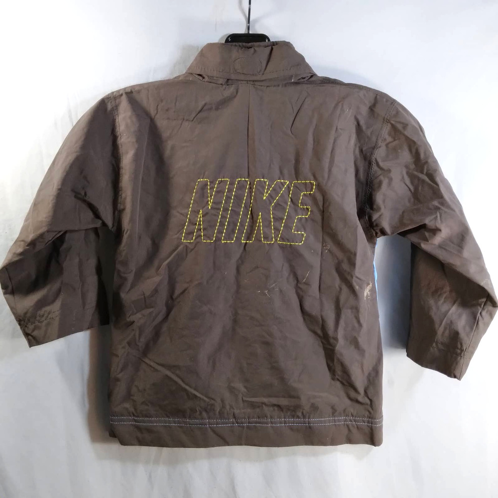 Nike Windbreaker Toddler Zip Jacket Brown - Picture 3 of 6